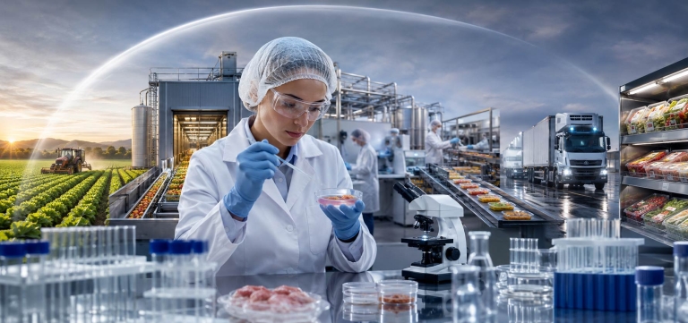 ایمنی مواد غذایی چیست؟ راهنمای جامع اصول، استانداردها و فناوری‌های نوین برای تولید غذای سالم