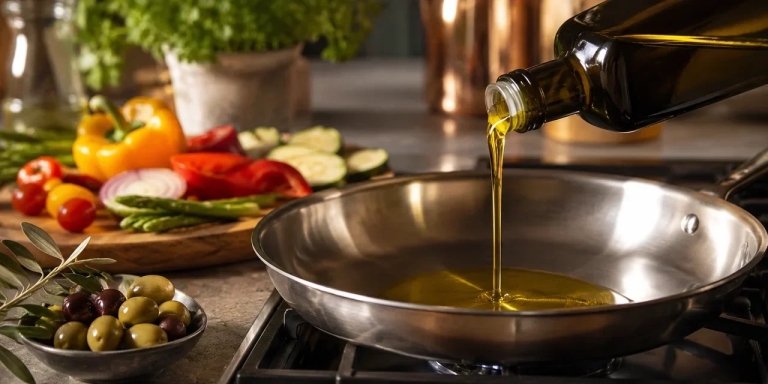 آیا روغن زیتون را می‌توان حرارت داد؟ بررسی علمی نقطه دود و اکسیداسیون